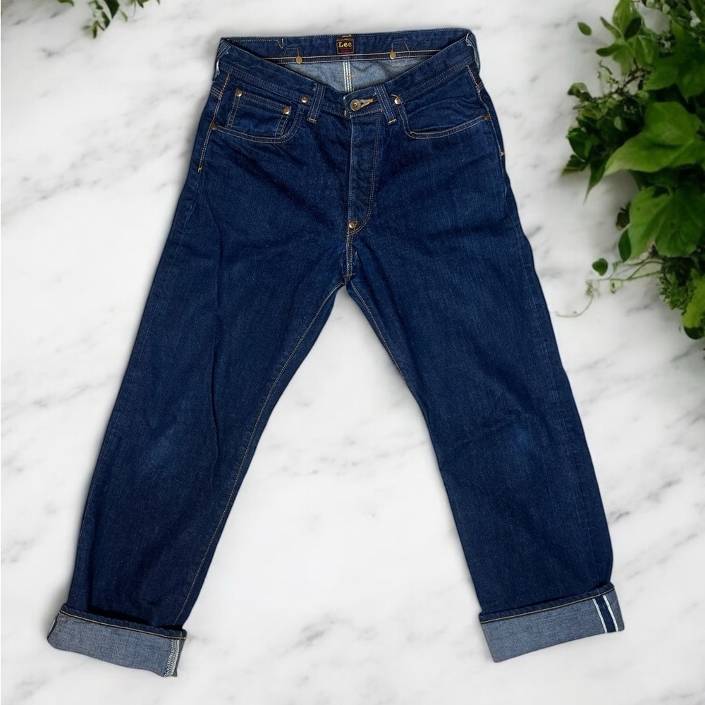 Lee 1101 1930s Reproduction Selvedge Jeans 30x33 Made in Japan Hair-On-Hide
